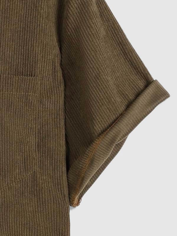 Miesten Corduroy lyhythihainen paita