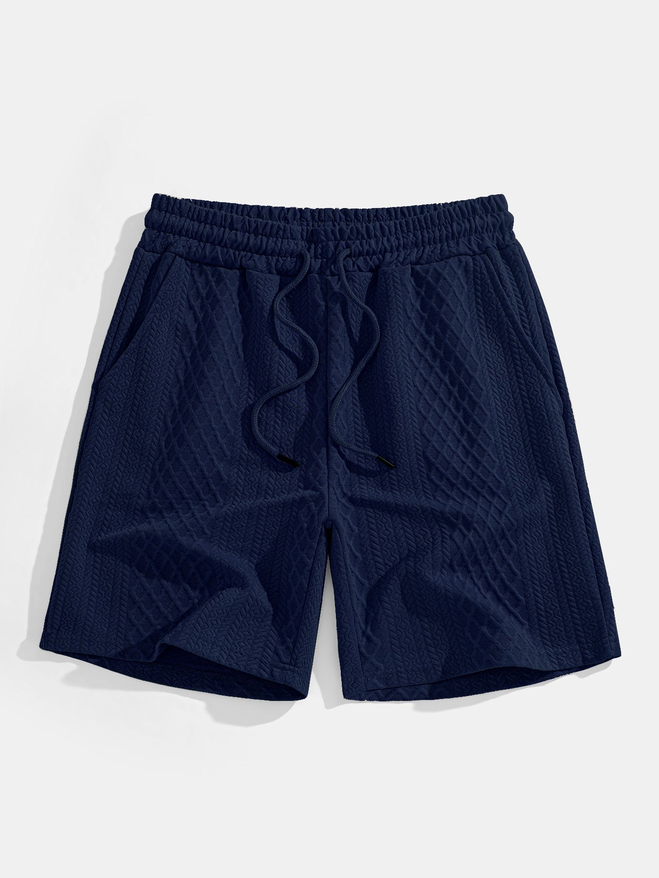 Geometrinen Timanttikuvioitu Polo & Shortsit -setti