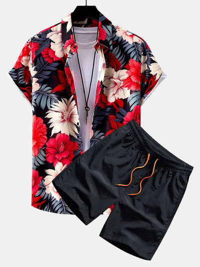 Aloha™ Trooppinen Kukkaprintti -setti