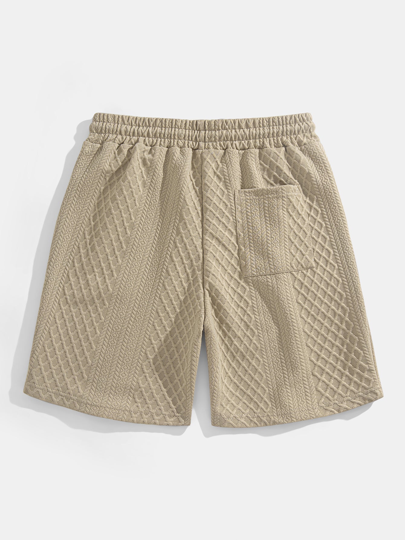 Geometrinen Timanttikuvioitu Polo & Shortsit -setti