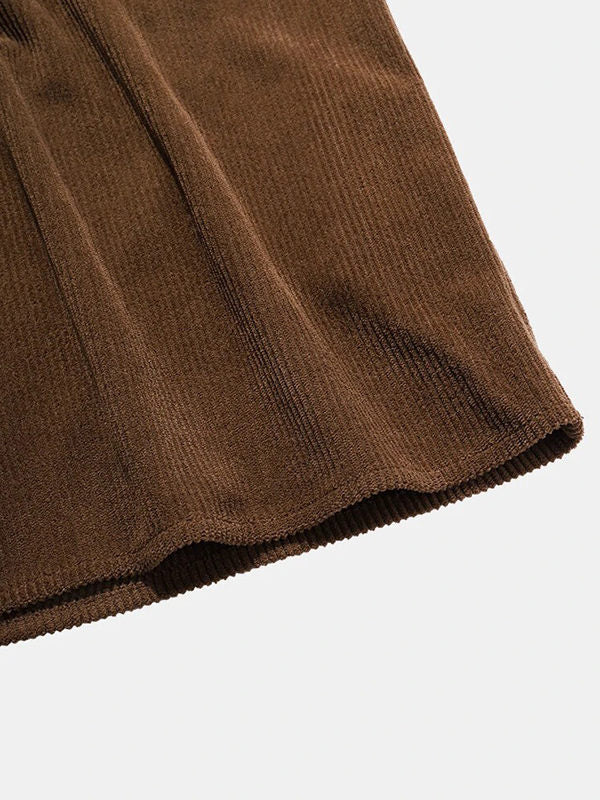 Miesten Corduroy lyhythihainen paita