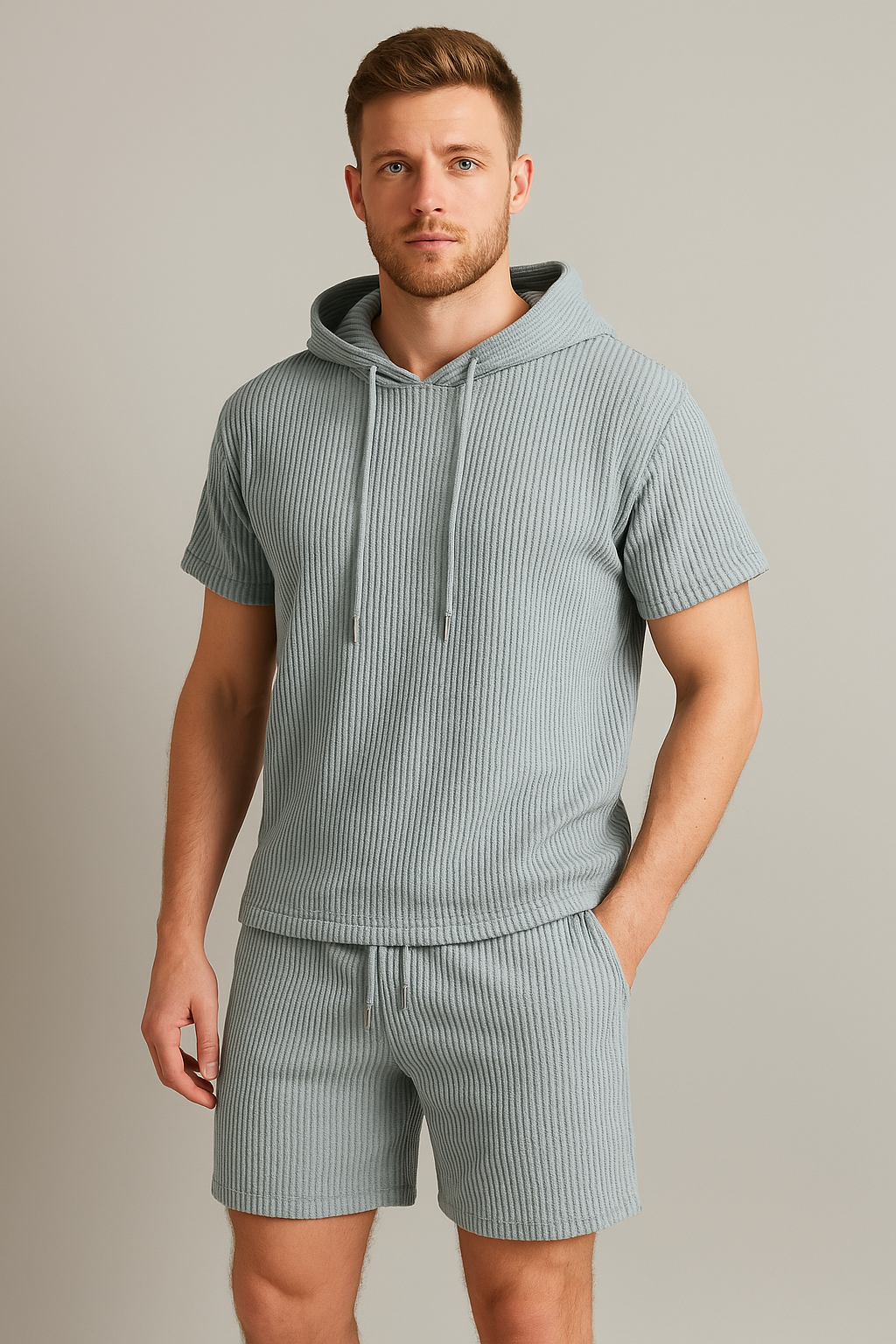 Sanni™ Waffle Hupparitakki ja Shortsit