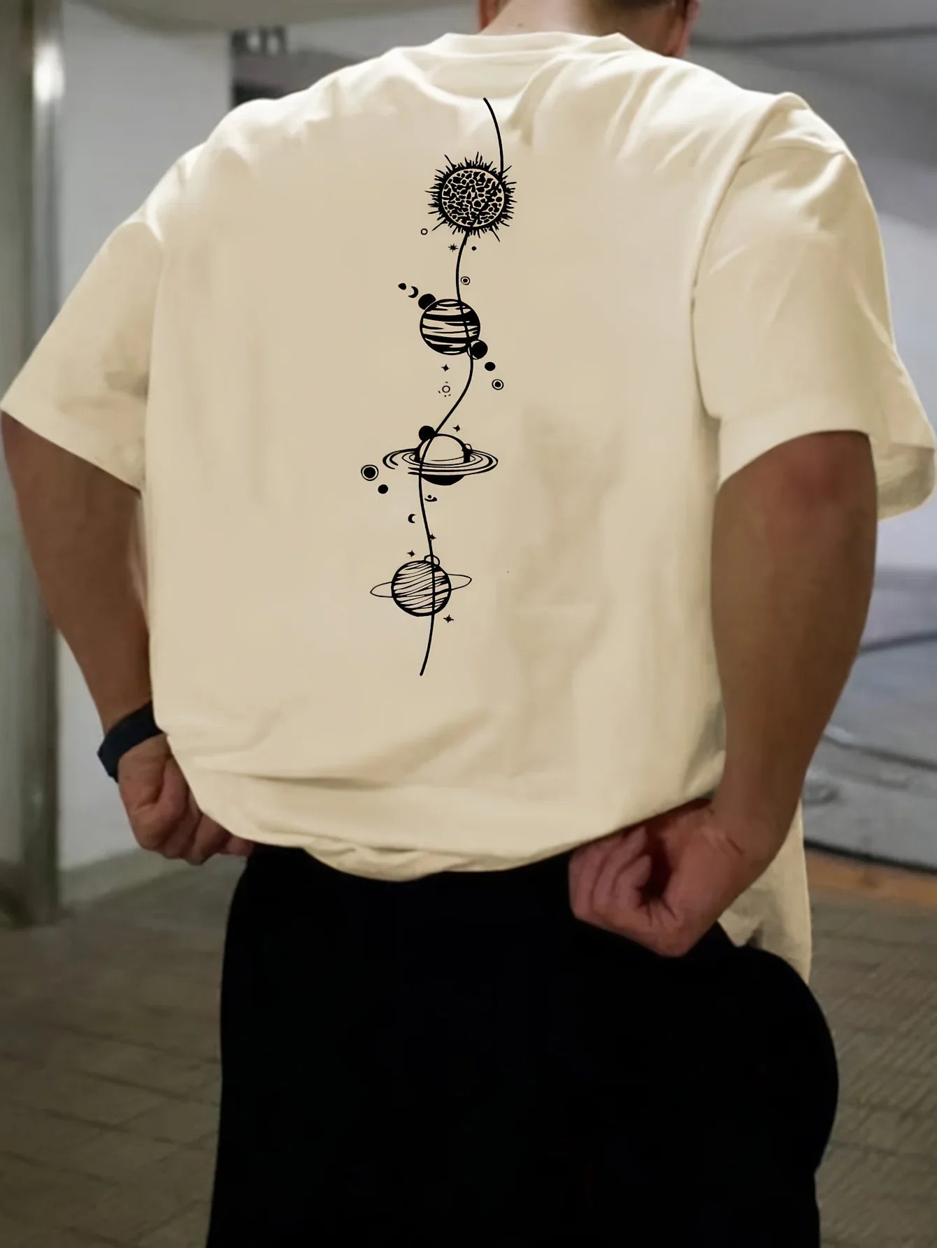 Orbit™ Puuvillainen Planeetta-T-paita